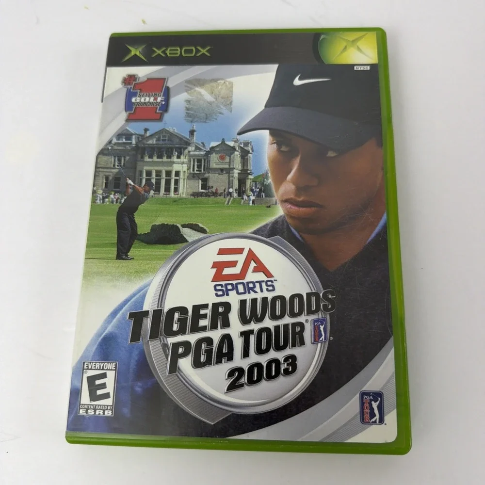 Tiger Woods PGA Tour 2003 Xbox Original EA Sports Video Game Untested